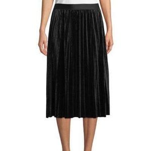 Brand New ICE BLUE Max Studio Crushed Velvet Skirt